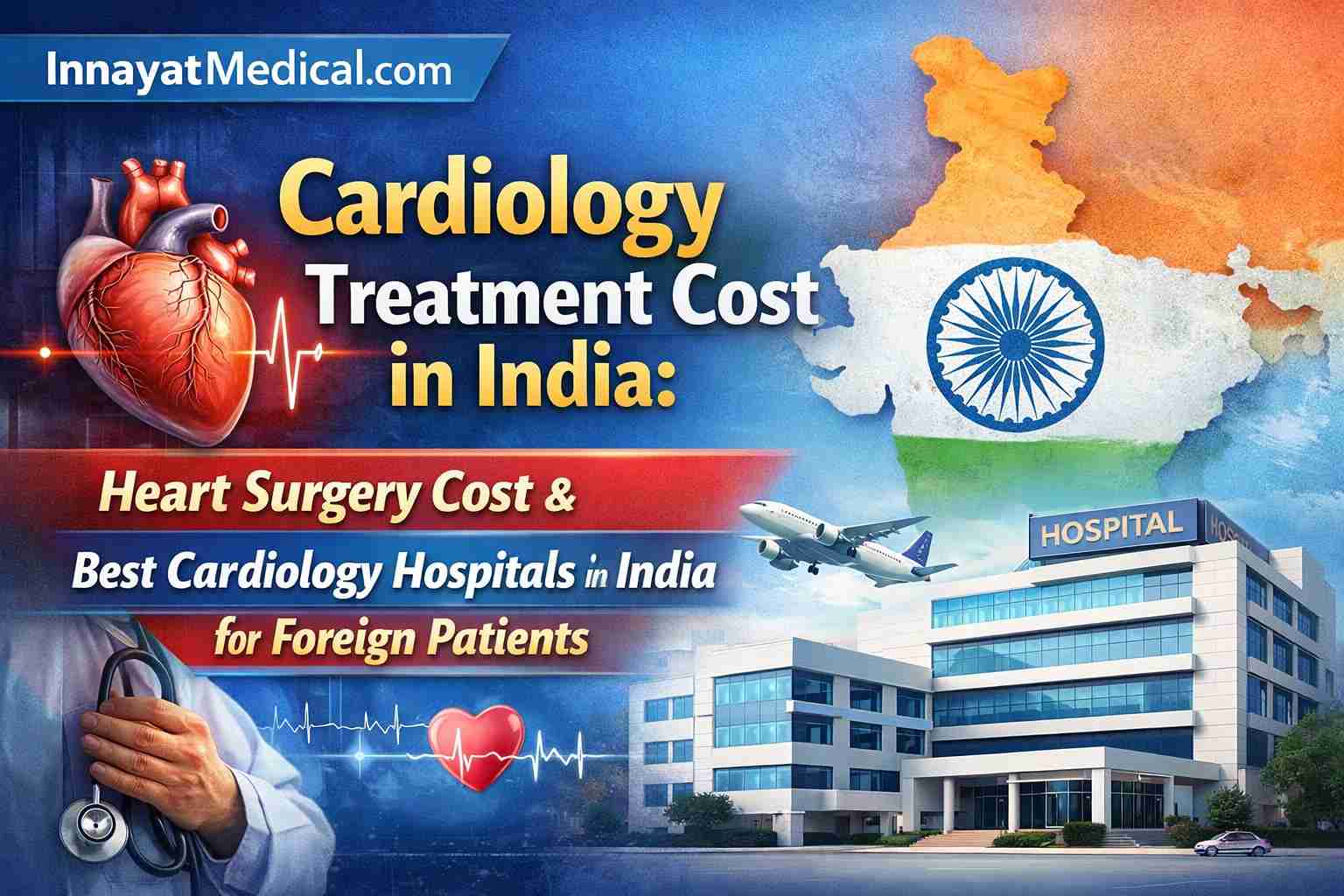 Cardiology Treatment Cost in India: Heart Surgery Cost  & Best Cardiology Hospitals in India  for Foreign Patients