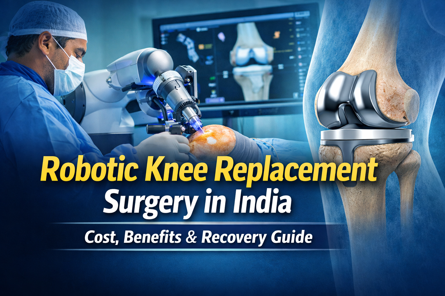 Robotic Knee Replacement Surgery in India: Cost, Benefits & Recovery Guide
